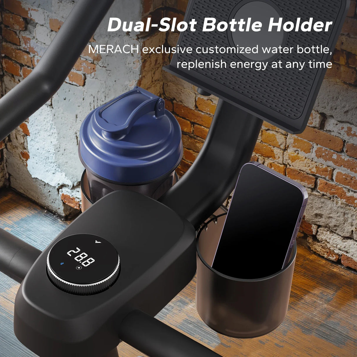 MERACH Stationary Exercise Bike: Smart App & Low Noise Design