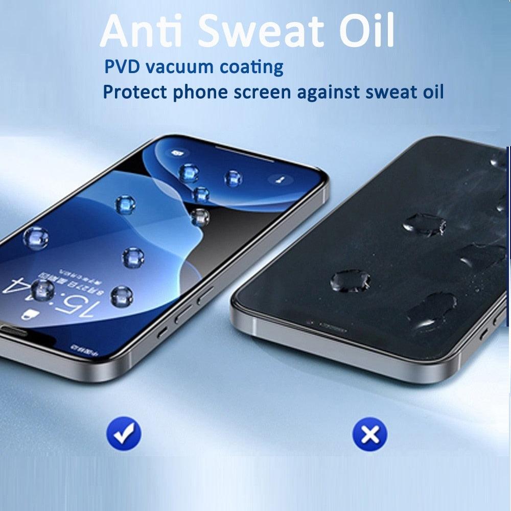 4pcs Tempered Glass for iPhone 14 13 12 11 Pro Max Mini Screen Protector for iPhone 14 Plus XS XR X 8 7 6S 5 5S SE HD Film Glass full screen Protector HD For Iphone