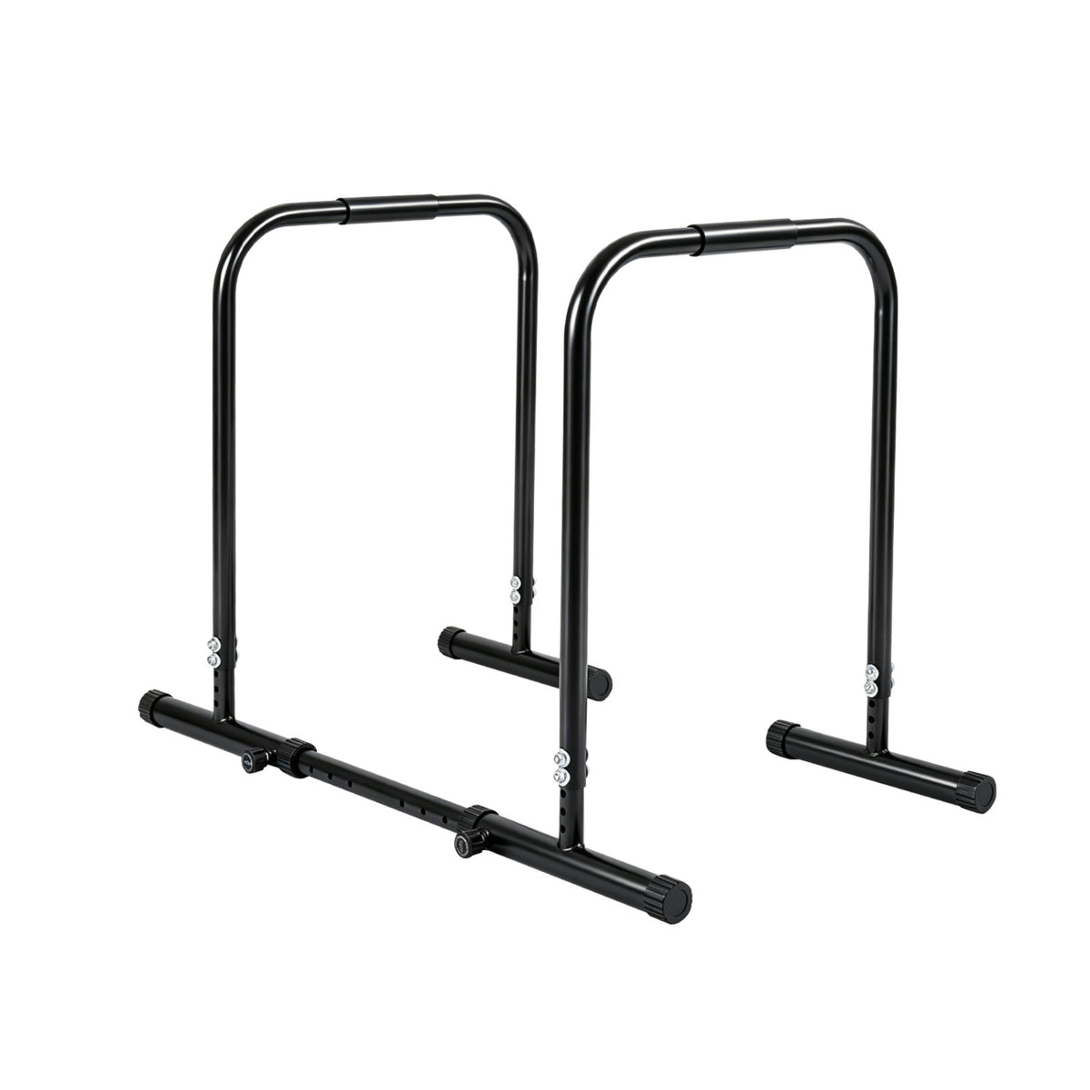 Adjustable Dip Bar Station with 660 LBS Capacity for Calisthenics and Strength Training-Black