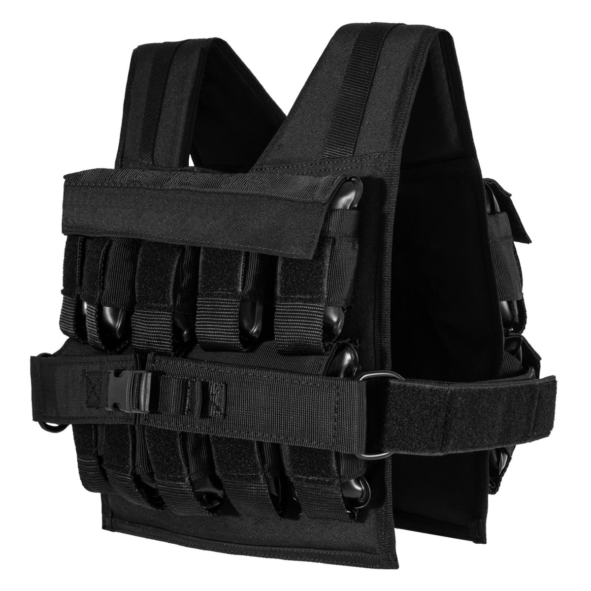 Adjustable Weighted Vest for Men and Women with Removable Iron Weights-44 lbs and L Size