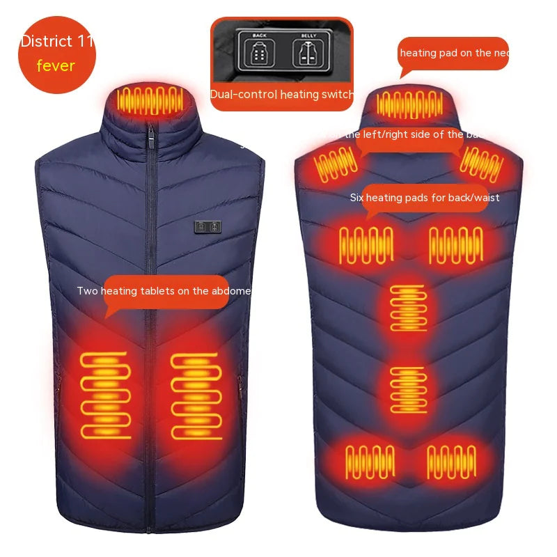 Self-heating Smart USB Electric Vest
