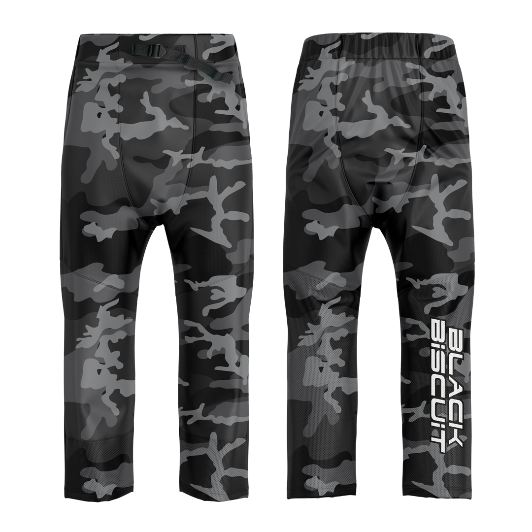 "Darkside" Black Camo Inline Hockey Pant