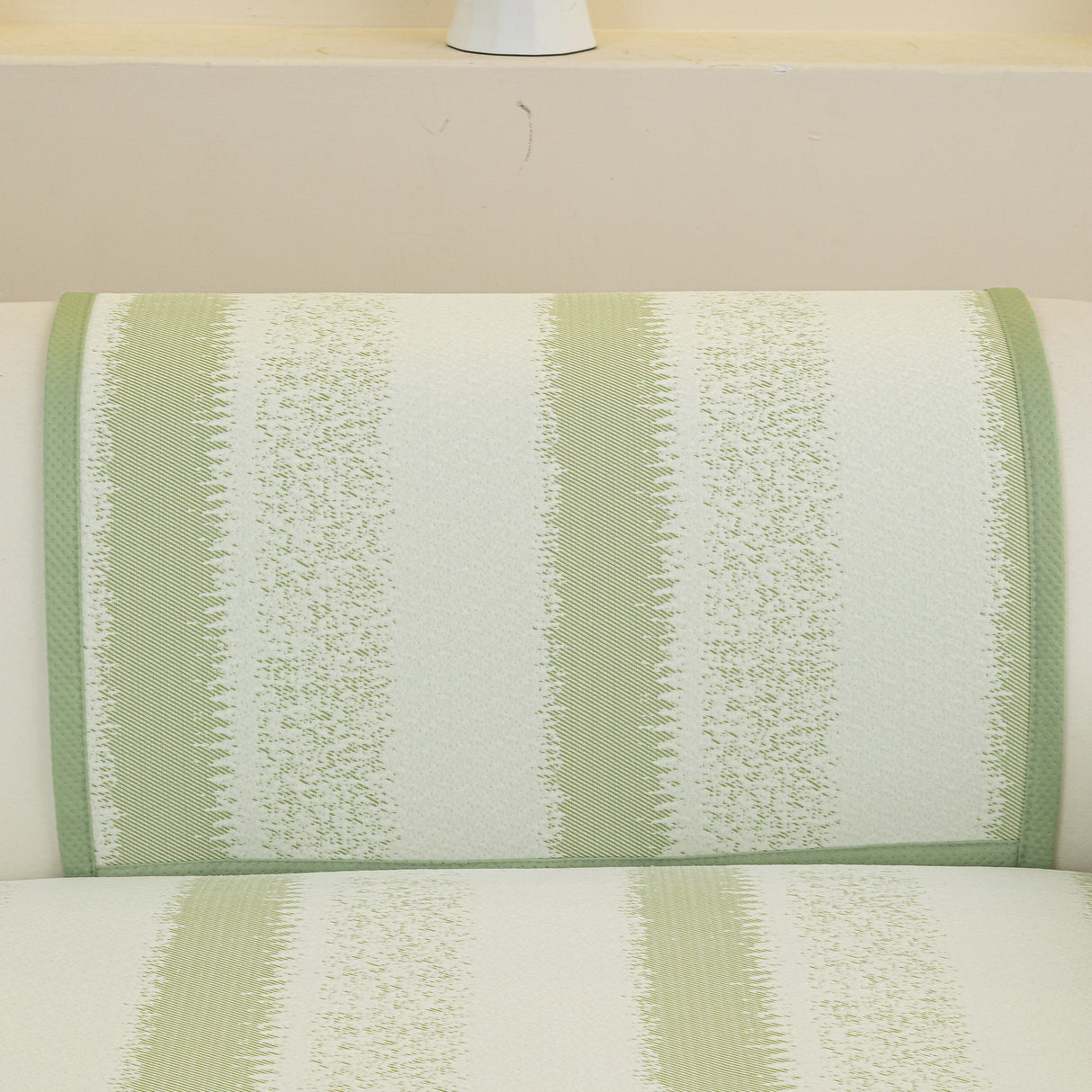 Striped Non-Slip Cooling Couch Cover, Summer Couch Pads for Seat Back Armrest