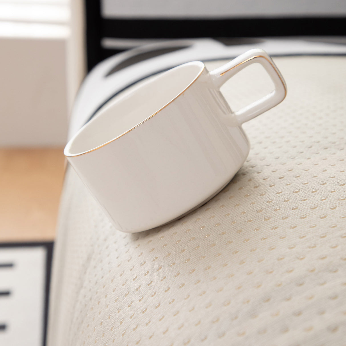 Modern Geometric Sofa Cover - Thick Woven, Pet Friendly, Stylish Couch Protector