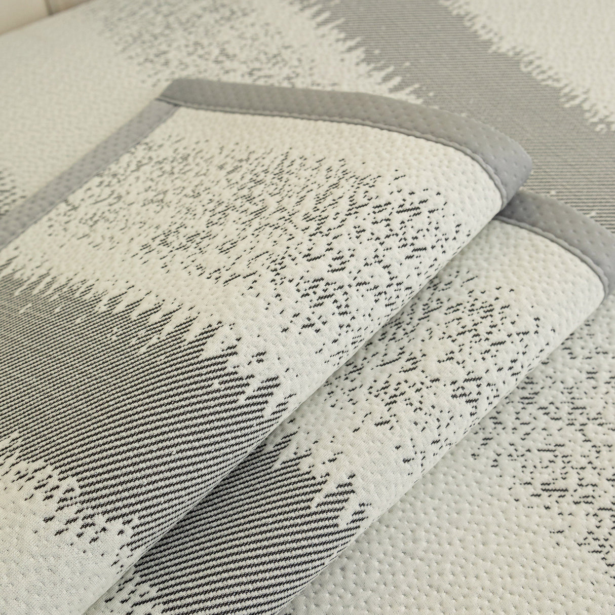 Striped Non-Slip Cooling Couch Cover, Summer Couch Pads for Seat Back Armrest