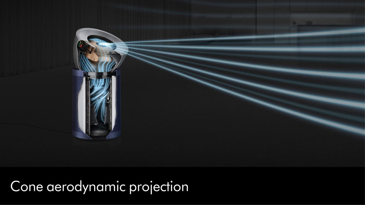 Dyson Air Purifier Cool Big+Quiet Formaldehyde BP03 Tower in Bright Nickel/Prussian Blue