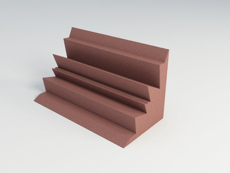 Acoustic Foam Bass Traps - 12x12x24 Inch - 13 Color Options
