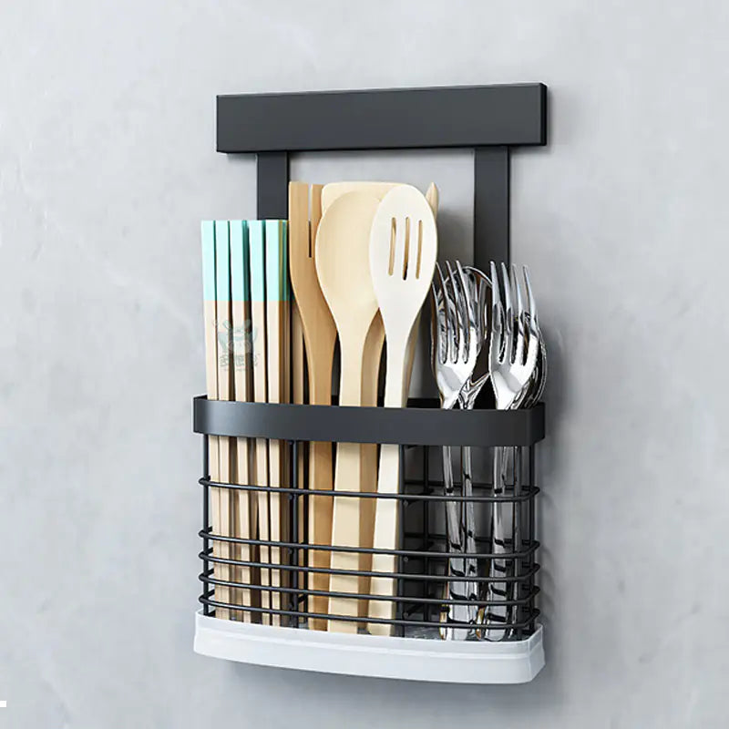 Punch-Free Stainless Steel Kitchen Storage Shelf