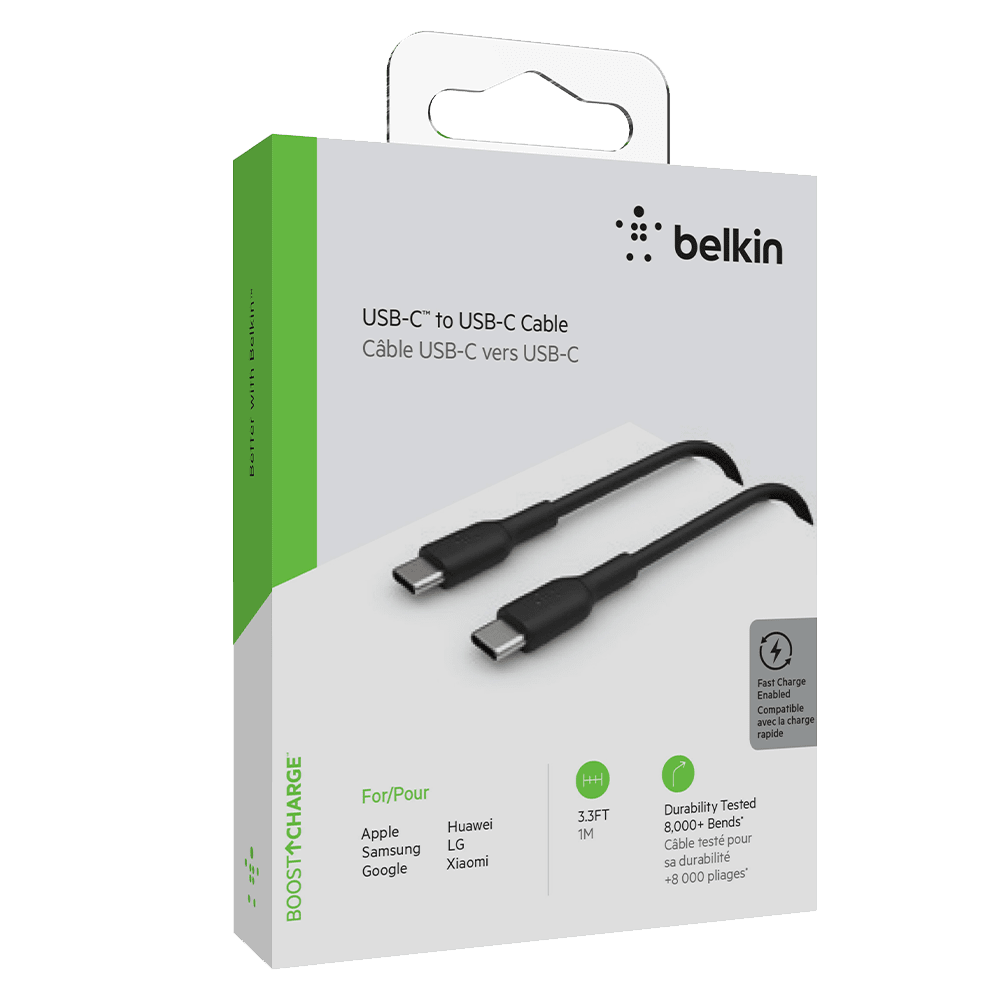 Belkin Boost Up Charge USB C Cable 3ft Black by Belkin