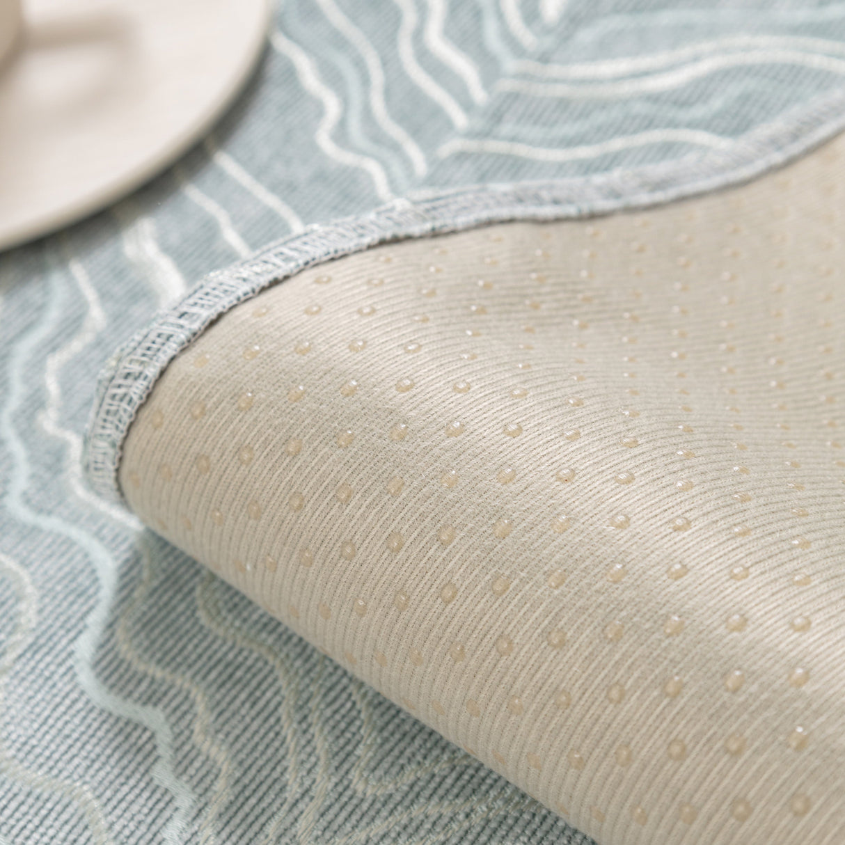 Modular Sofa Cover for Sectionals, Gold Striped Non-Slip Couch Protector