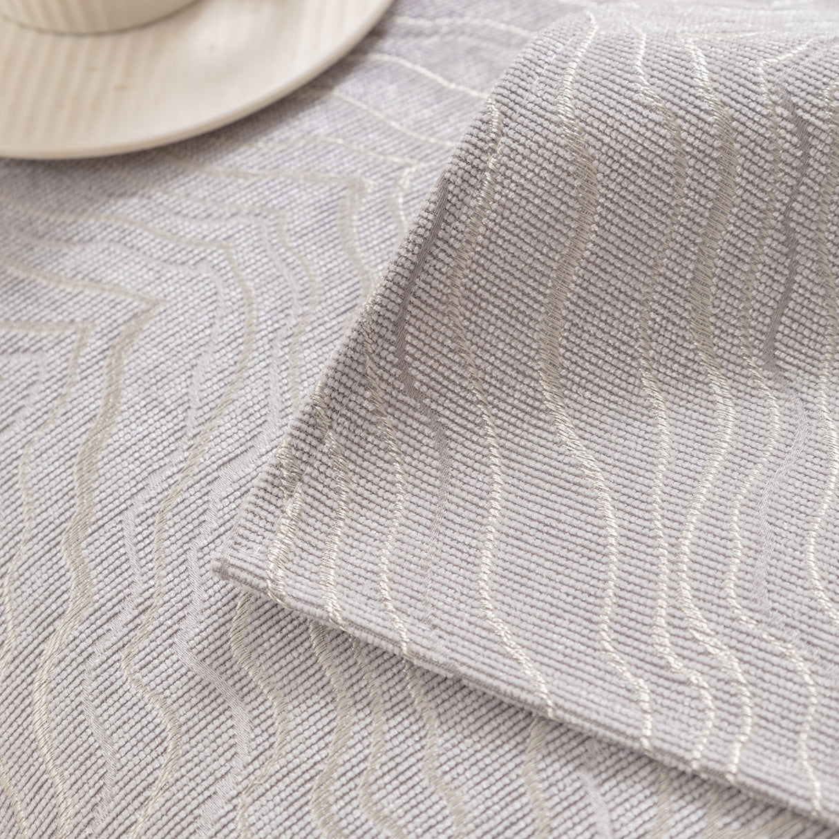 Modular Sofa Cover for Sectionals, Gold Striped Non-Slip Couch Protector