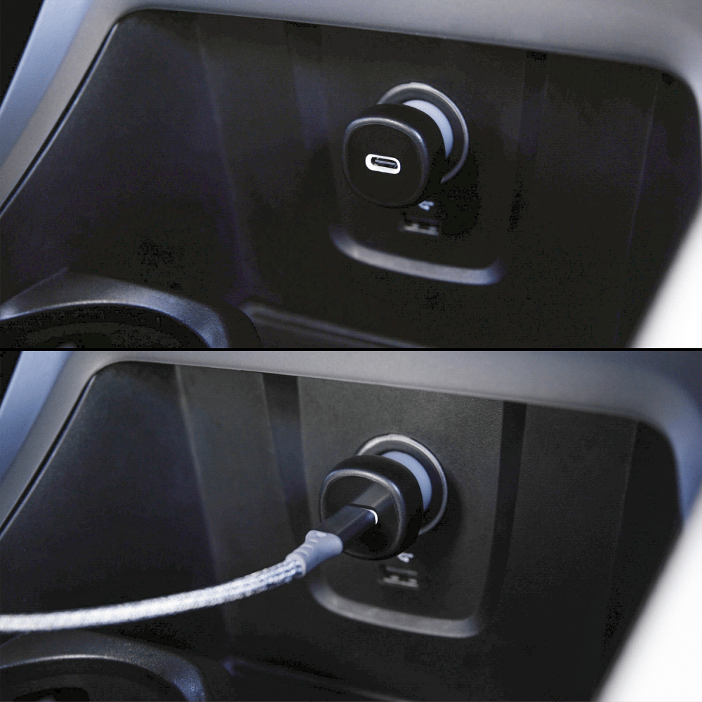 Ventev 30W USB C PPS Car Charger - Dark Gray - Box by Ventev