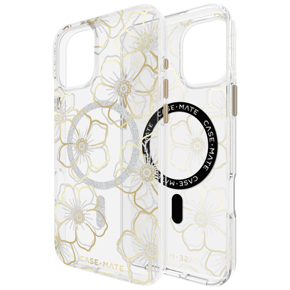 Case-Mate Floral Gems MagSafe Case for Apple iPhone 16 Plus by Case-Mate