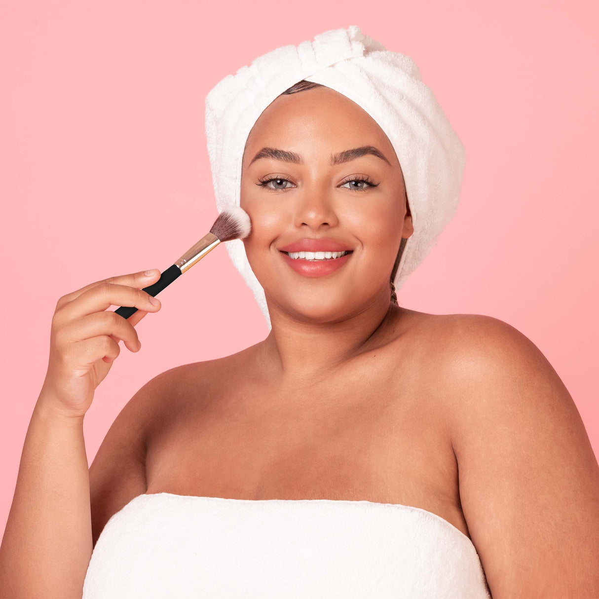 5 Pcs Studio Makeup Brush Set (Black) by Pursonic