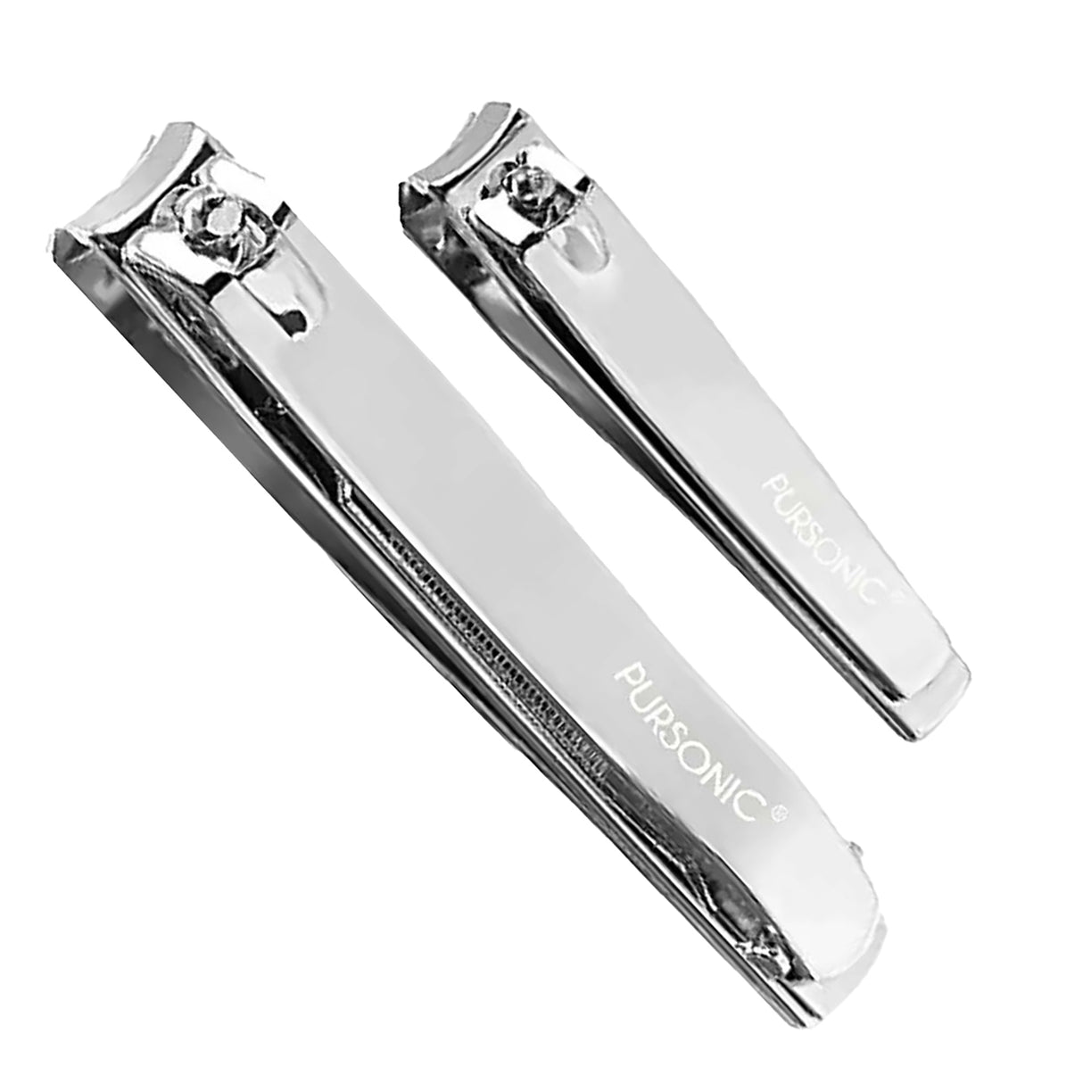 Salon Grade Premium 2 Pack Nail Clipper by Pursonic