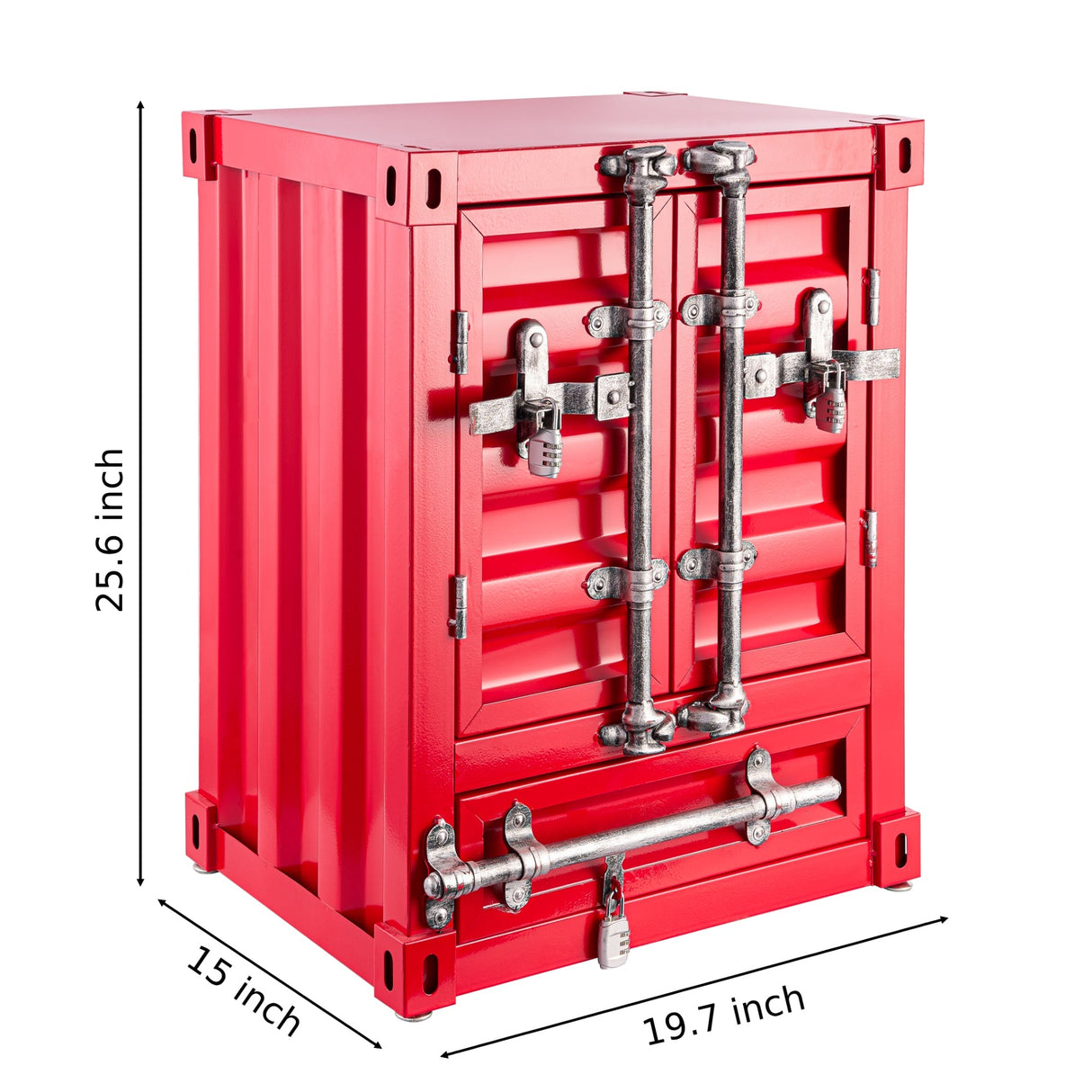 Container Storage Side Table - Large