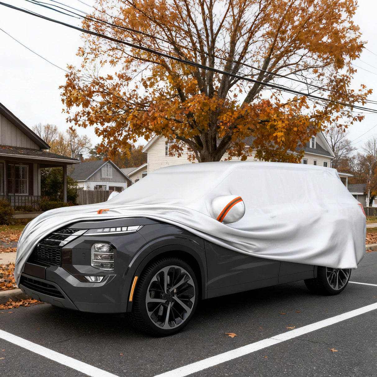 Car Cover for Automobiles 190 Inch Rain Sun UV Protection Universal Fit SUV Chevrolet Hyundai Kia Mazda
