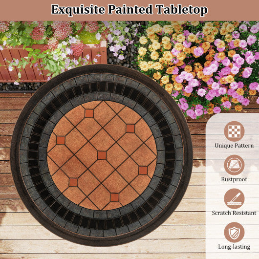 Kids Study Desk and Chair Set Student Table and Chair-Purple