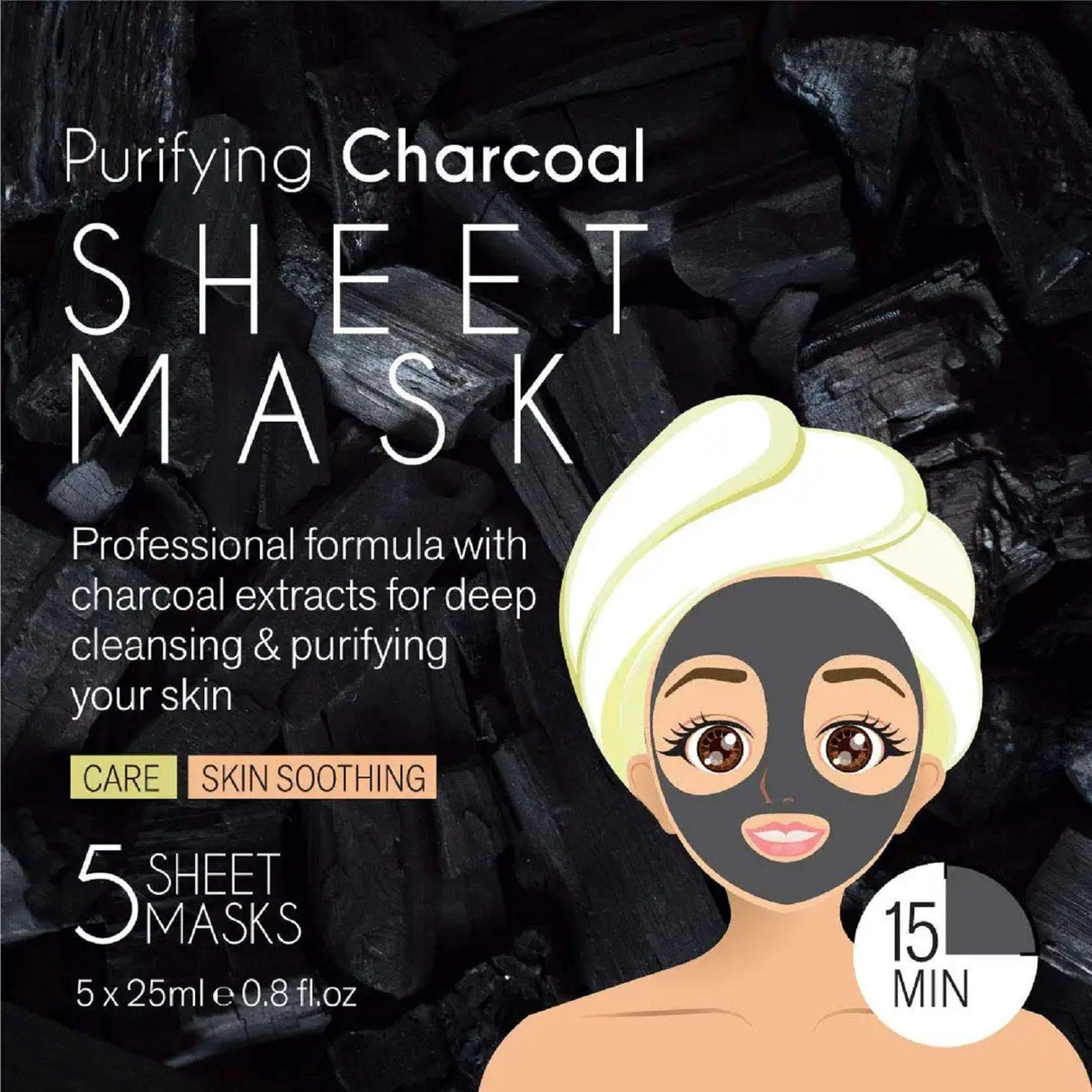 Purifying Charcoal Sheet Mask by Pursonic