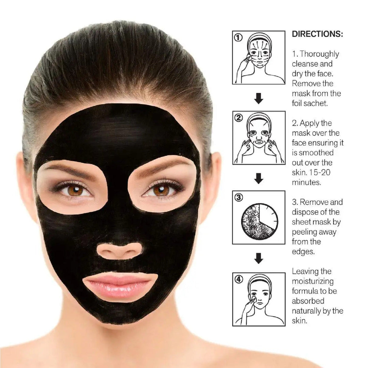 Purifying Charcoal Sheet Mask by Pursonic