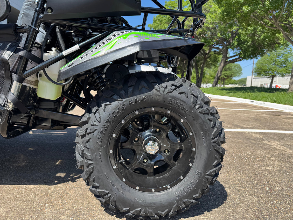 TrailMaster Cheetah 300Pro EFI Deluxe UTV Go Kart, Shaft Drive, Liquid Cooled CVT Auto with Reverse, Side Doors, Hard Top, Windshield, LED Light Bar