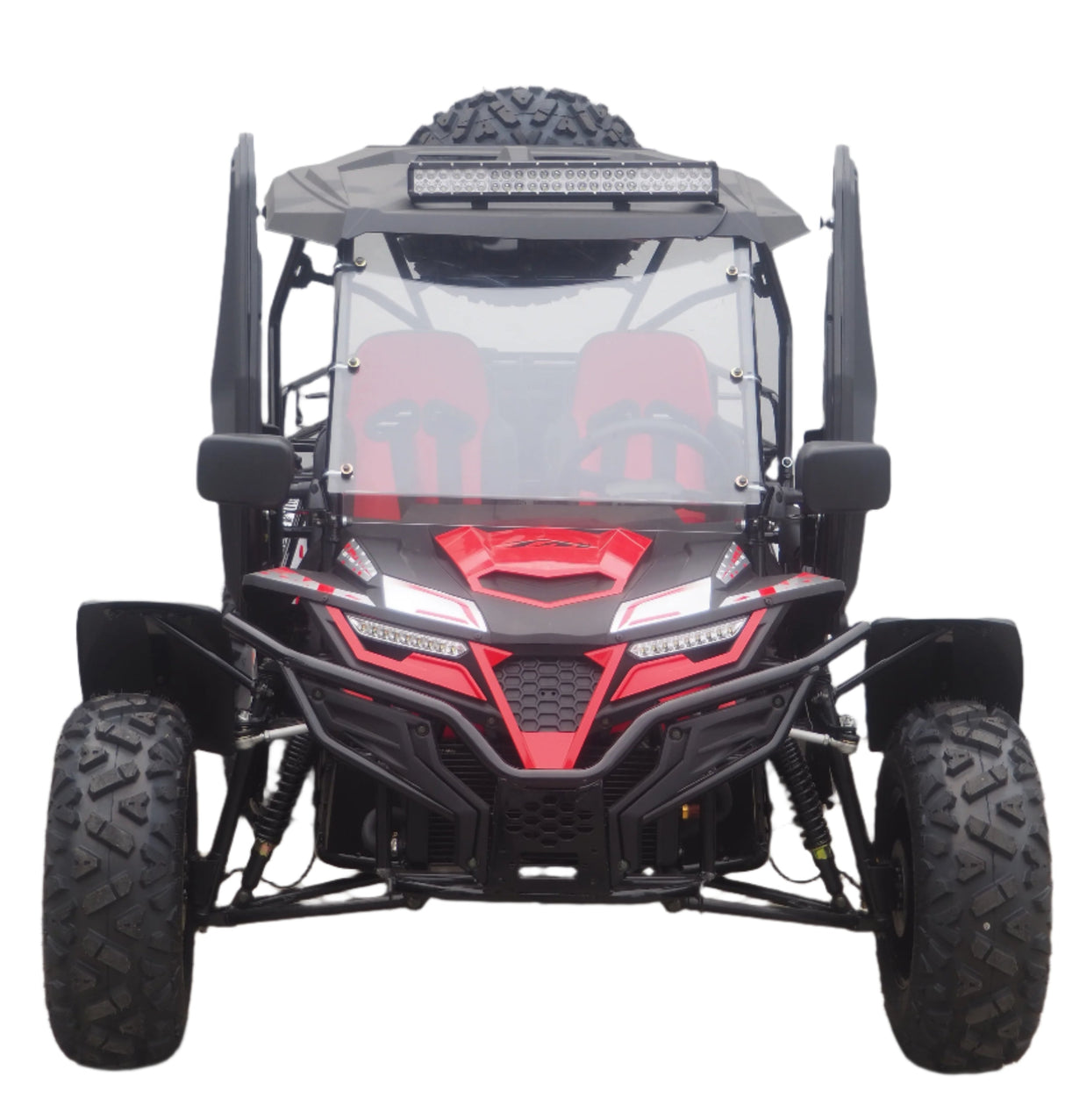 TrailMaster Cheetah 300Pro EFI Deluxe UTV Go Kart, Shaft Drive, Liquid Cooled CVT Auto with Reverse, Side Doors, Hard Top, Windshield, LED Light Bar