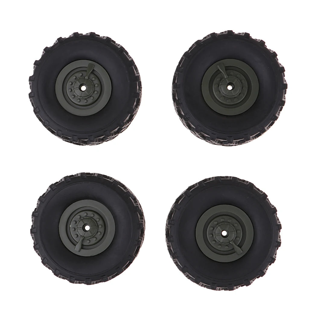 Rubber Tire & Wheel Set