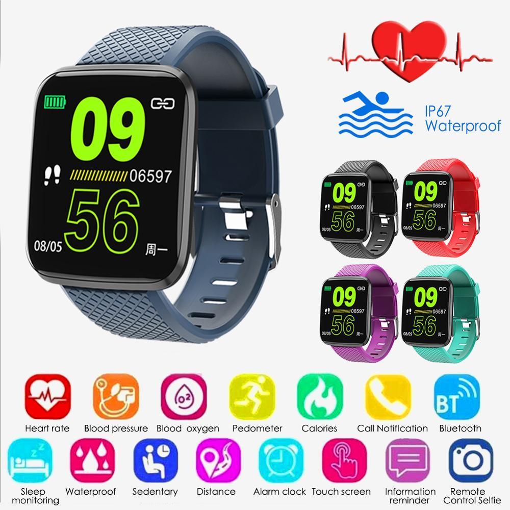 Sport Smart Watch For Men and Women Blood Pressure Waterproof Ip67 Smartwatch Heart Rate Monitor Fitness Tracker Watch For Android IOS