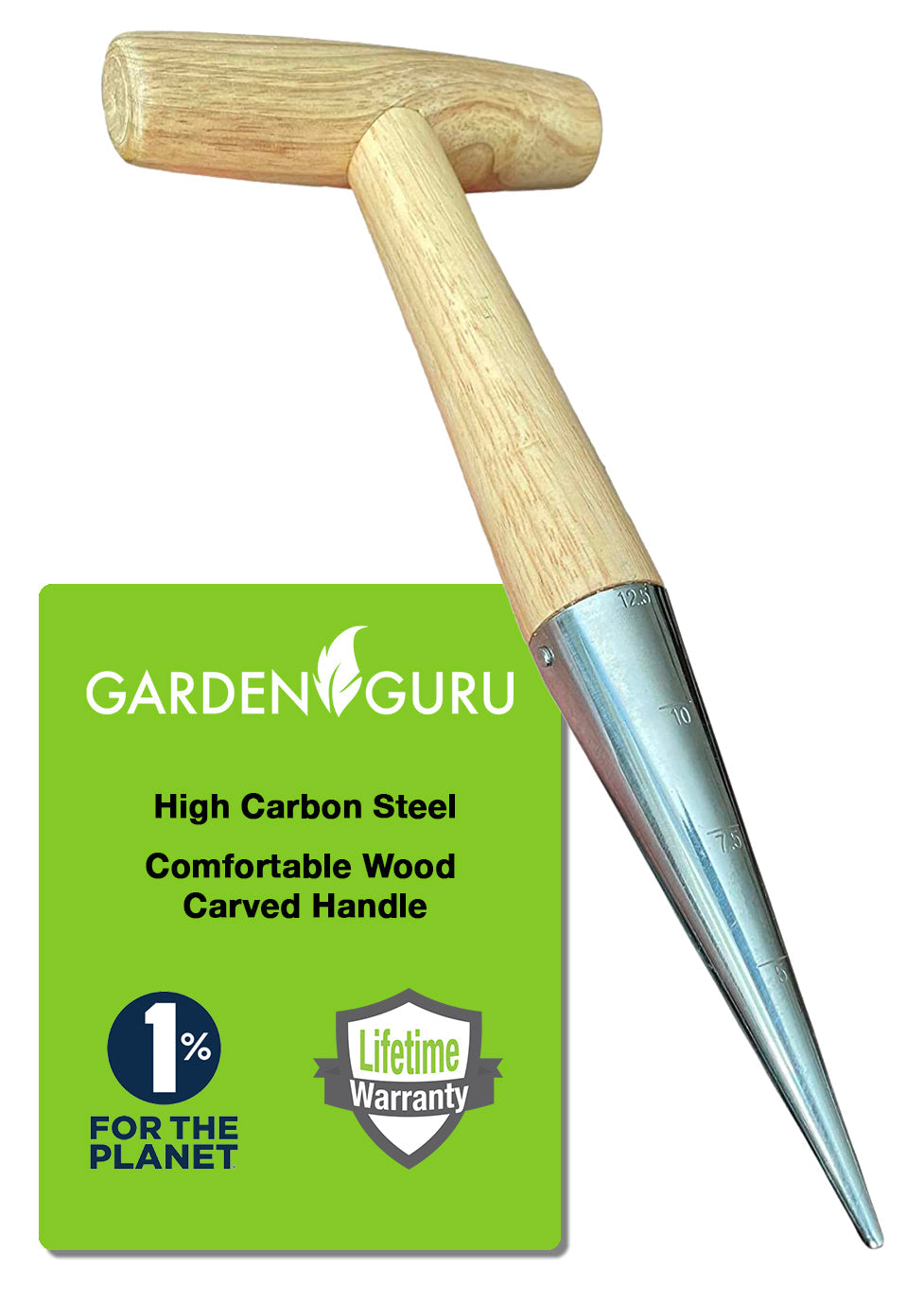 Steel Dibber by Garden Guru