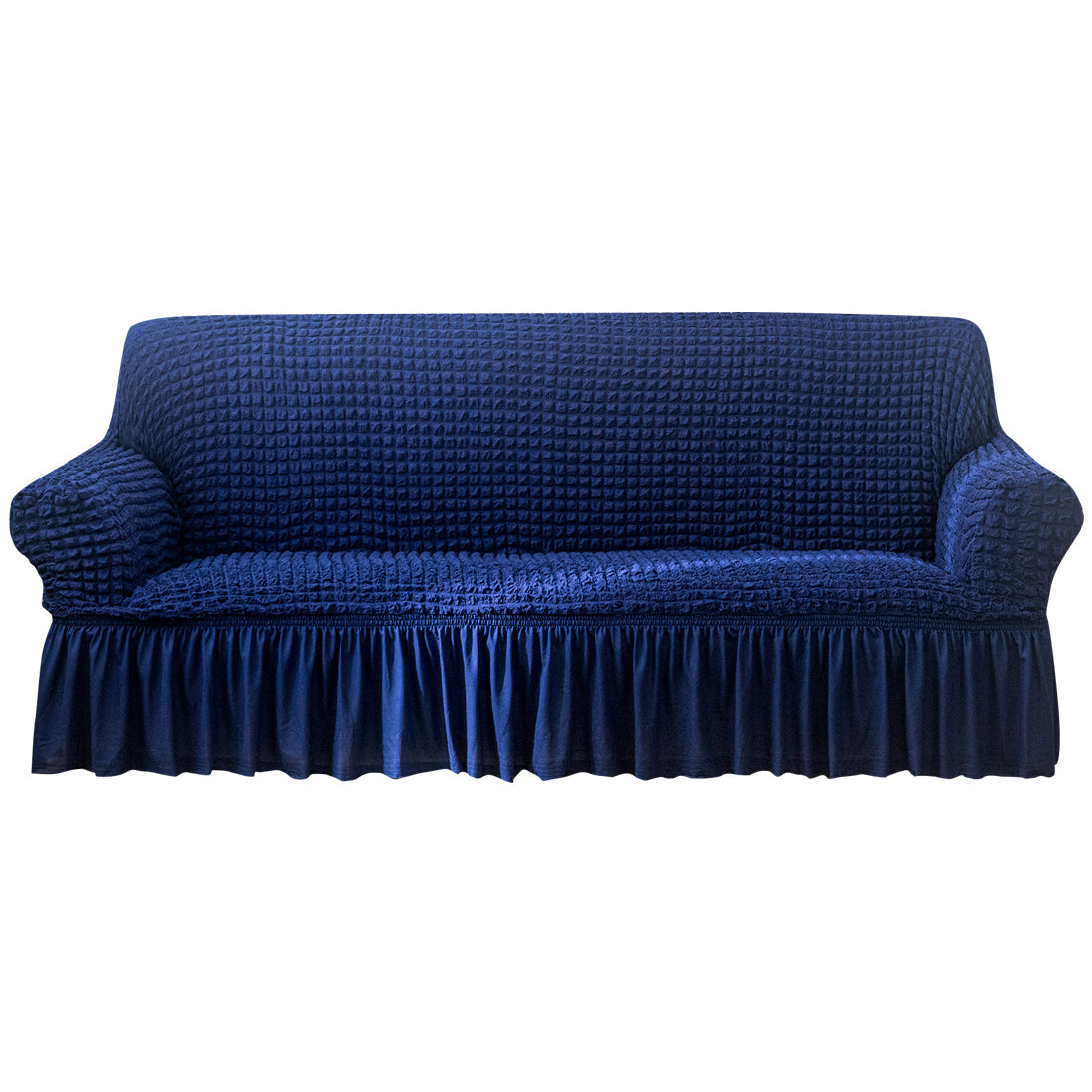 Seersucker Sofa Slipcover with Skirt Stretch Couch Slipcover Easy Fit Universal Furniture Protector