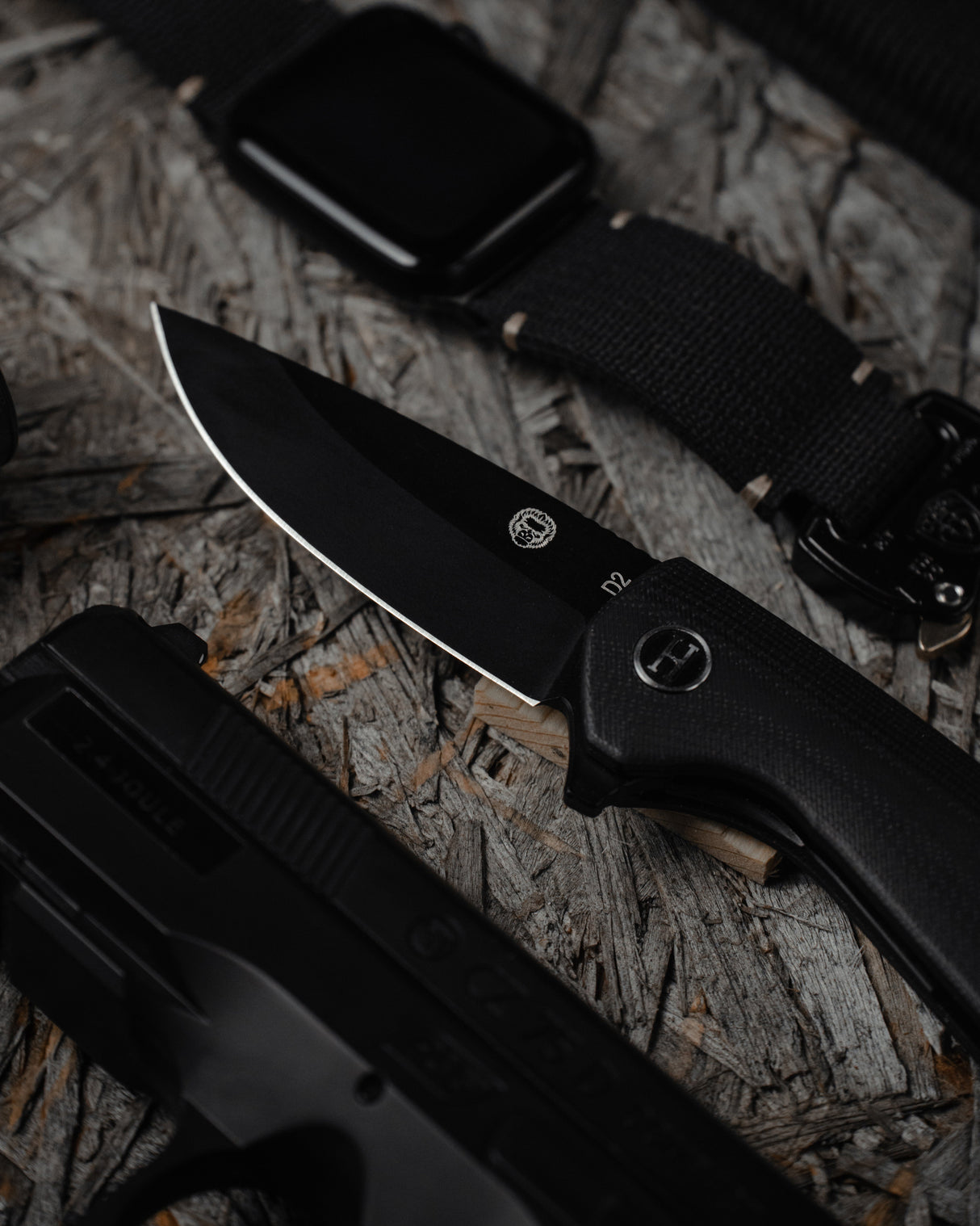 The Peasant Folding Pocket Knife Giftset for Men and Women (Black and Blue)