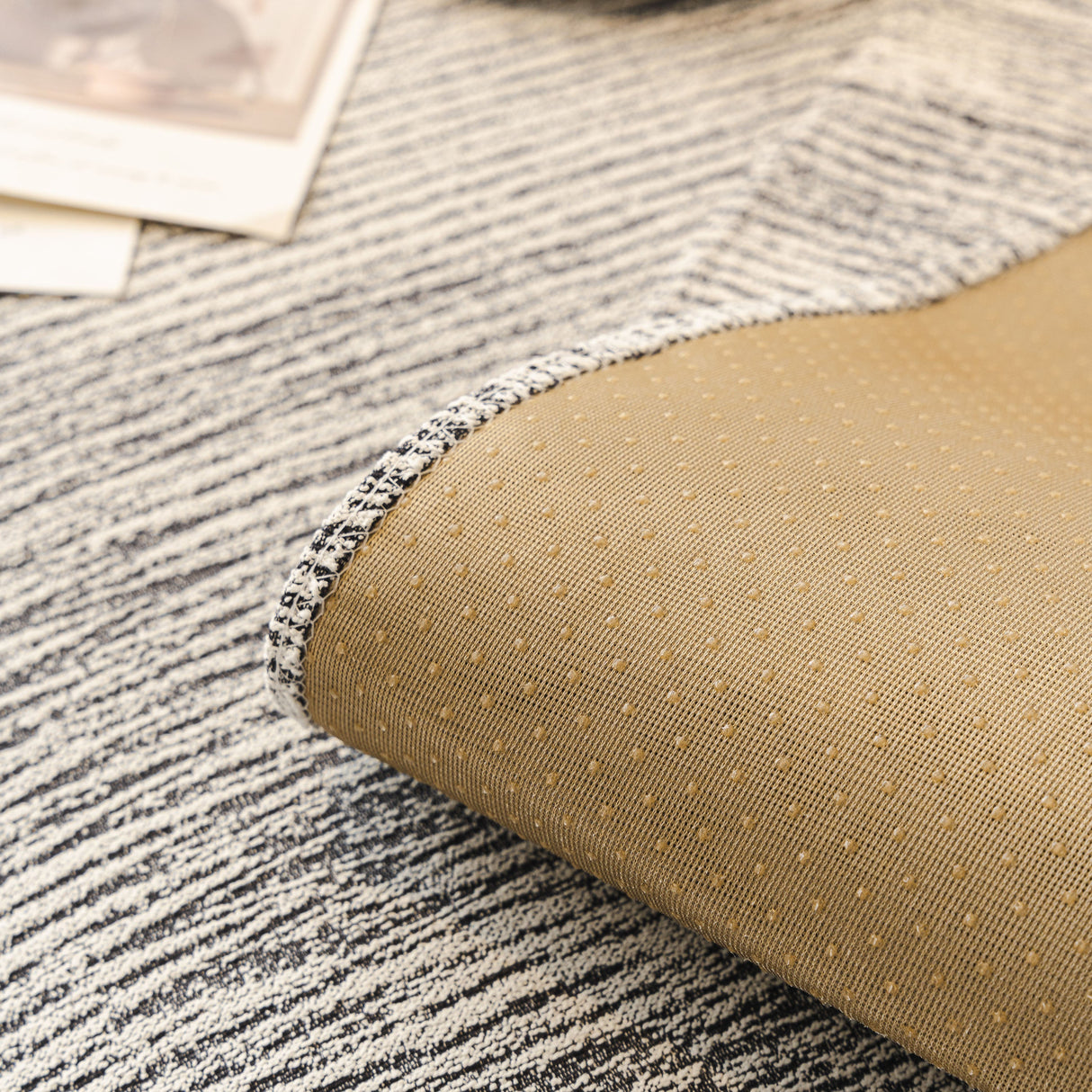 Soft Chenille Sectional Sofa Cover with Pom Pom Trim – Non-Slip Couch Protector