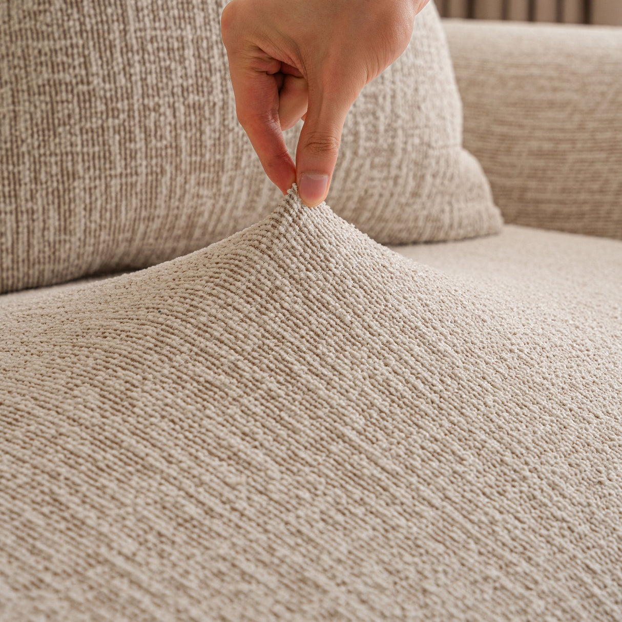 High Stretch Washable Slipcover, Non-Slip Washable Furniture Protector for Kids Pets