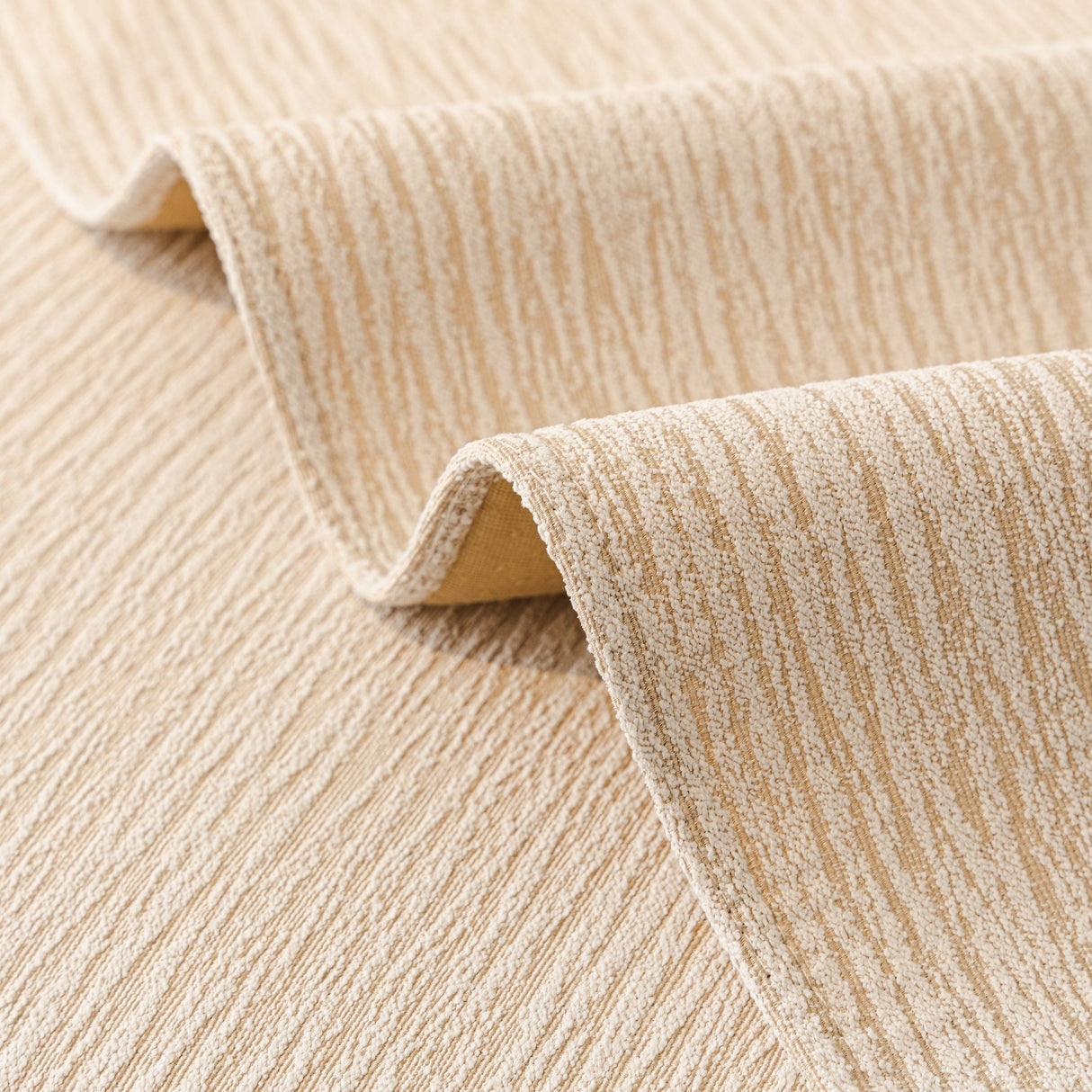 Soft Chenille Sectional Sofa Cover with Pom Pom Trim – Non-Slip Couch Protector