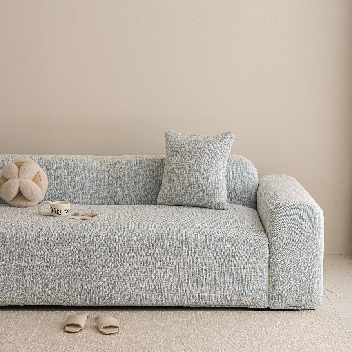 High Stretch Washable Slipcover, Non-Slip Washable Furniture Protector for Kids Pets