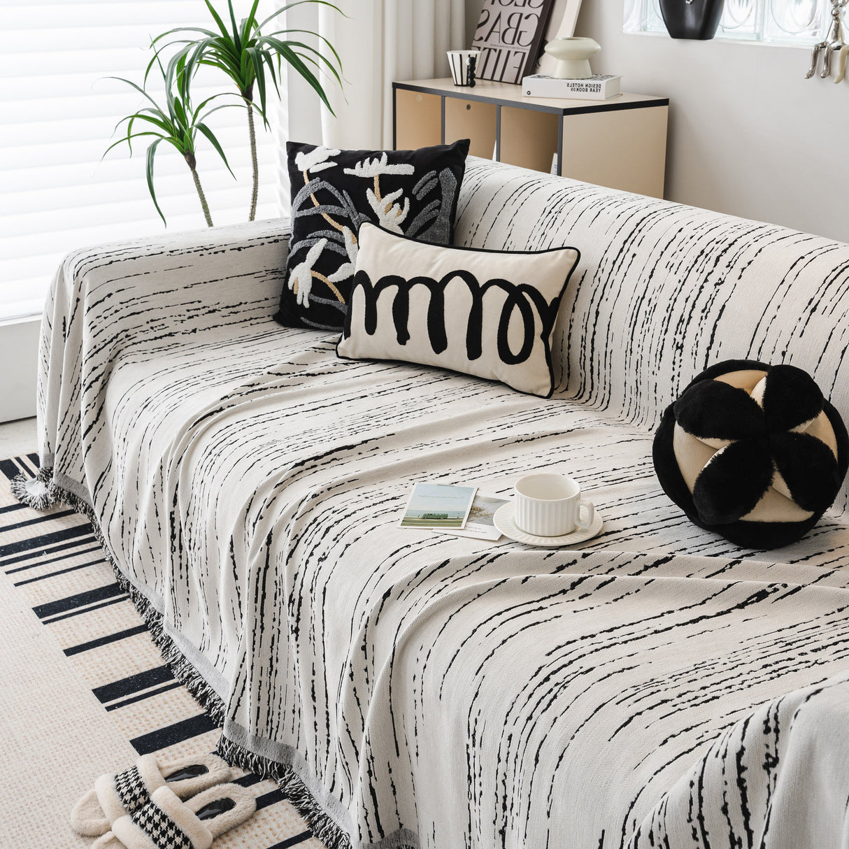 Slip Covers for Sofas, Sofa Throw Cover Soft Chenille Sofa Bed Cover, L Shaped Sectional Couch Covers