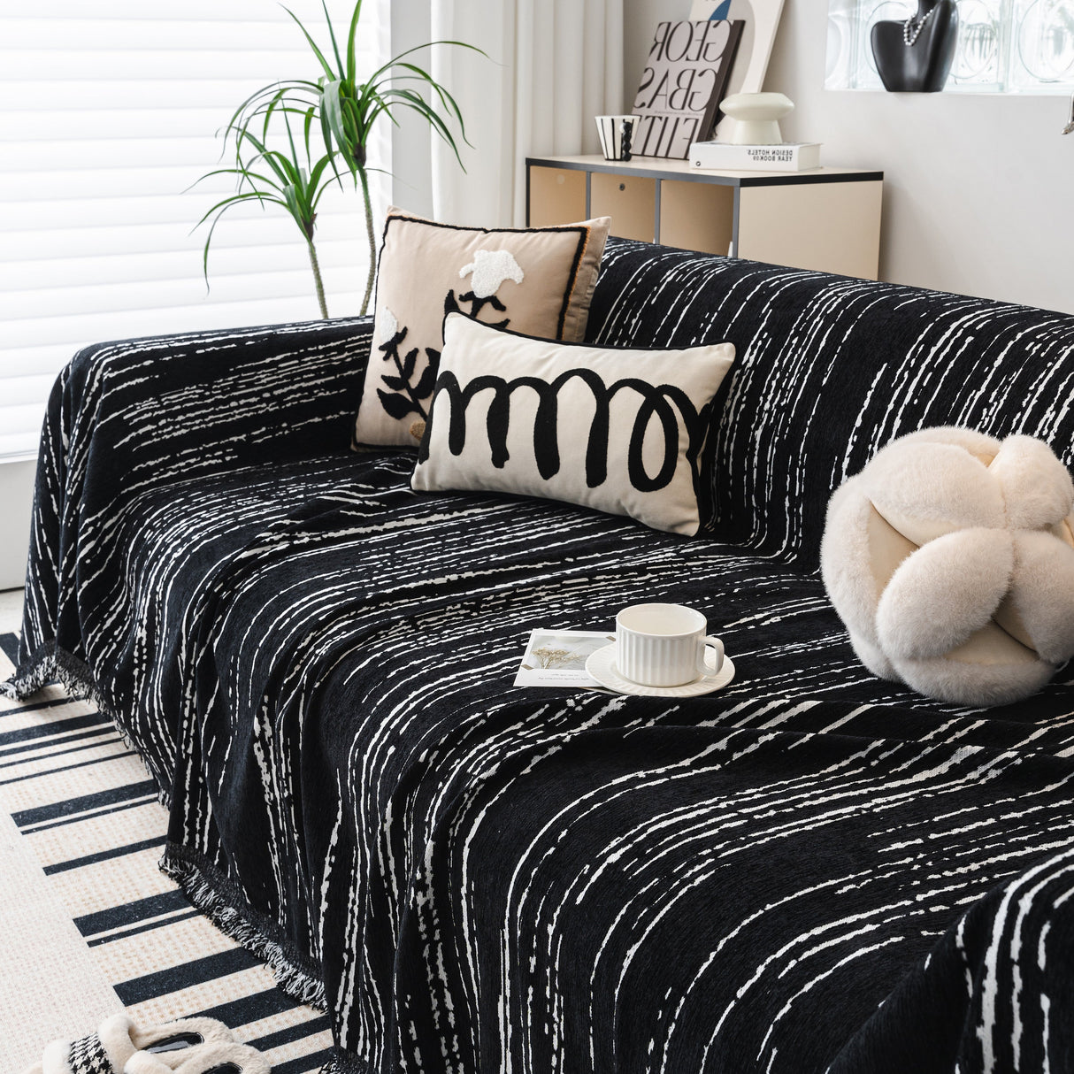 Slip Covers for Sofas, Sofa Throw Cover Soft Chenille Sofa Bed Cover, L Shaped Sectional Couch Covers