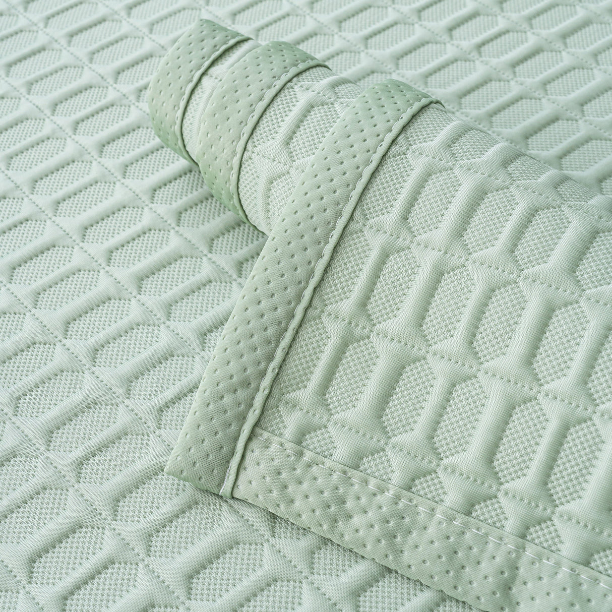 Geometric Textured Couch Slipcover Protector Non-Slip Ice Silk Sofa Cover for Couch