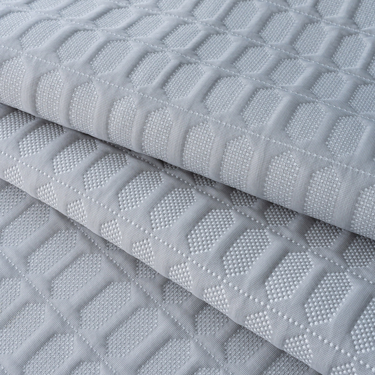 Geometric Textured Couch Slipcover Protector Non-Slip Ice Silk Sofa Cover for Couch