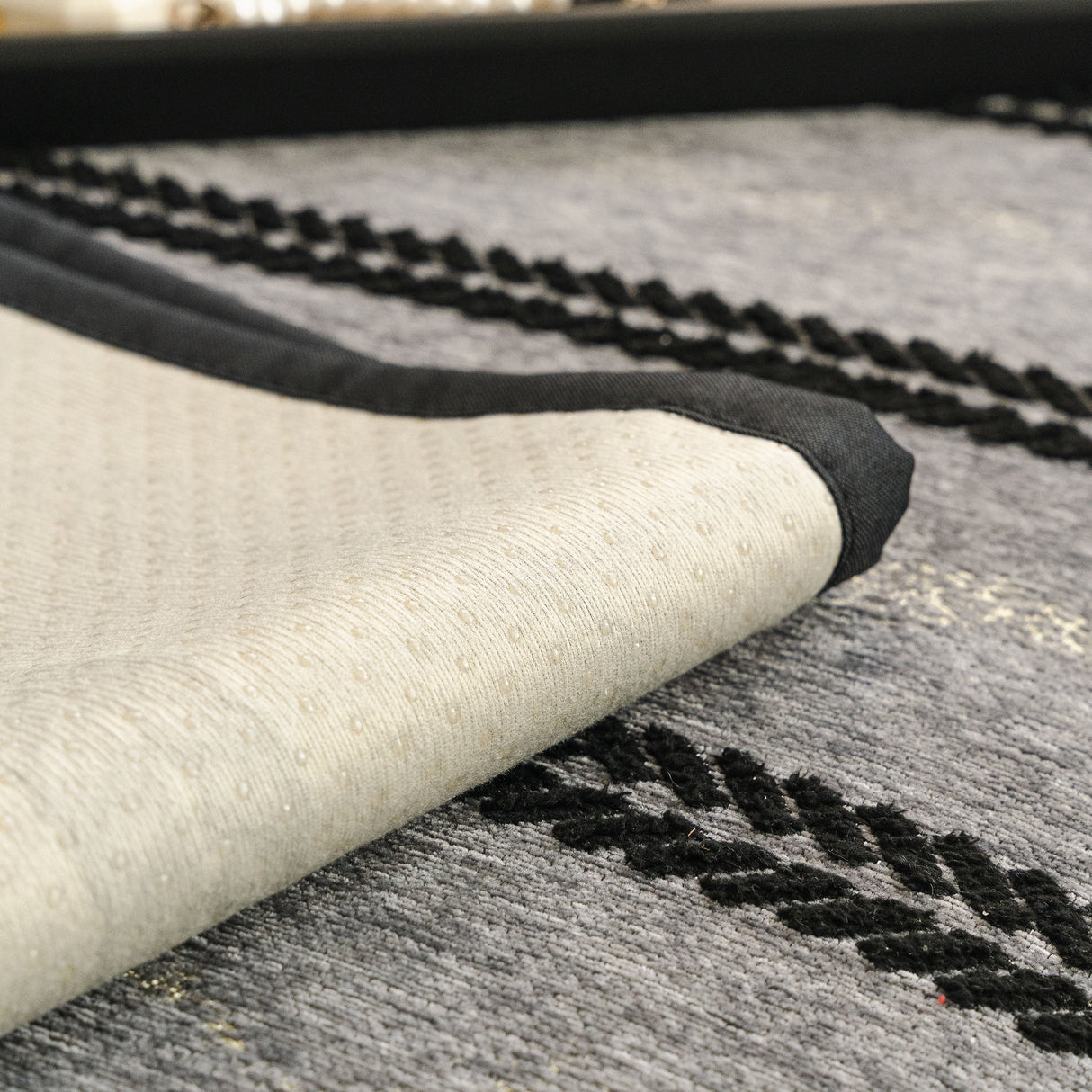 Non-Slip Sofa Cover with Thick Chenille Texture Woven Stripe Couch Protector Throw