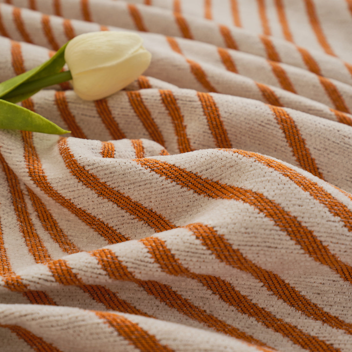 Chenille Striped Sofa Throw Blanket, Furniture Throw Covers Living Room Couch Cover