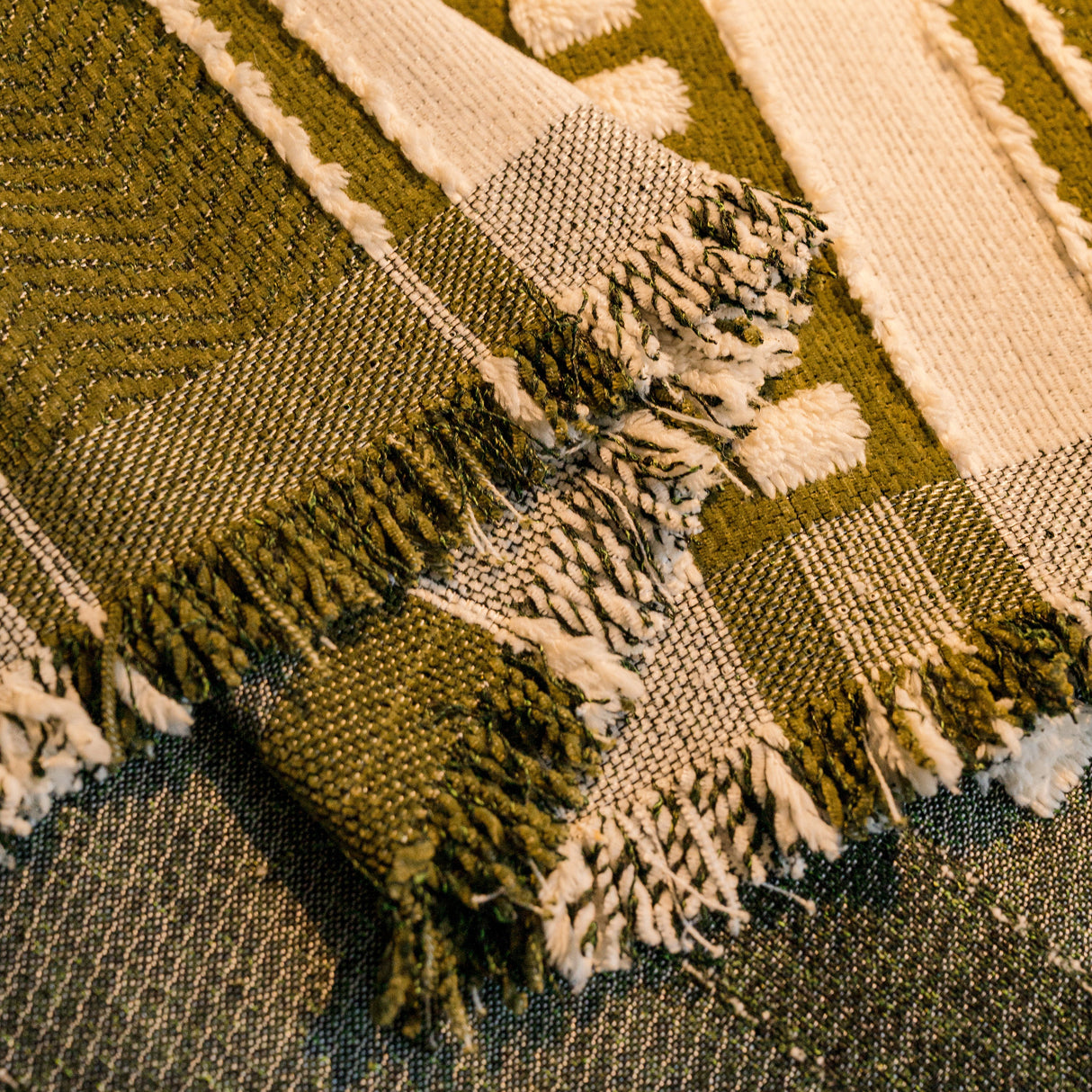 Bohemian Striped Sofa Cover, Decor Woven Throw for Couch, Loveseat, or Sectional