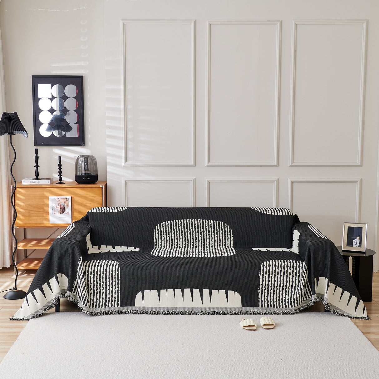 Soft Cozy Chenille Sofa Throw Blanket and Sectional Seat Covers, Scratch Resistant Sofa Couch Covers