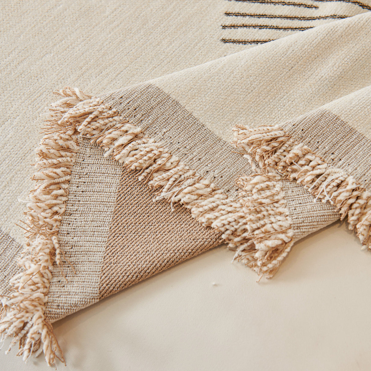 Dandelion Reversible Striped Couch Throw Cover for Living Room Pet Sofa Slipcovers Couch Protector