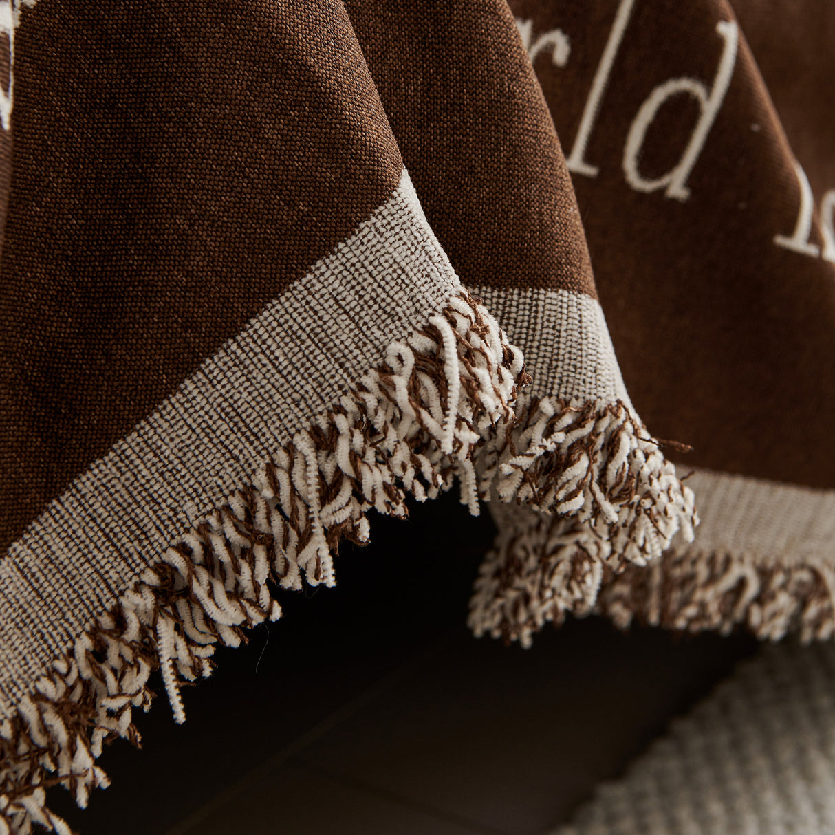 Chenille Houndstooth Couch Cover, Chaise Lounge Blanket Cover, Sectional Couch Scratch Protector