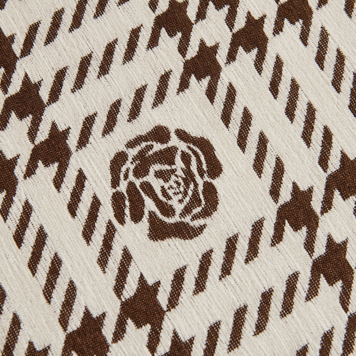 Chenille Houndstooth Sofa Throw Cover, Scratch Proof Cozy Throw Blankets for Couch