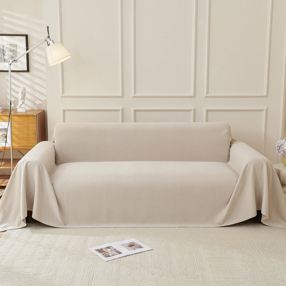 Waterproof Scratch Proof Sofa Protector Throw Blanket, Couch Cover for Pets & Kids