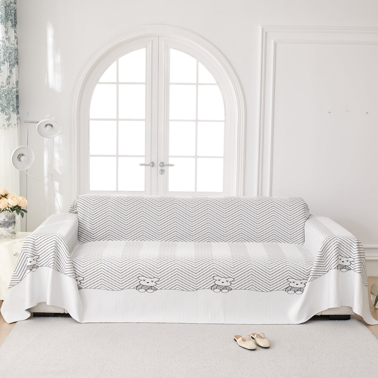 Cool Summer Blanket for Couches Soft Comfy Lightweight Cooling Sofa Blankets Cover