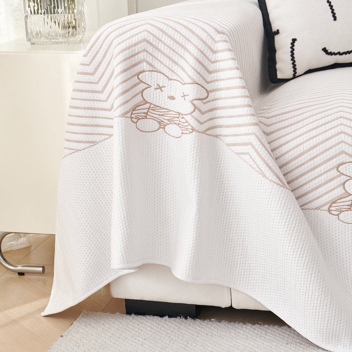 Cool Summer Blanket for Couches Soft Comfy Lightweight Cooling Sofa Blankets Cover