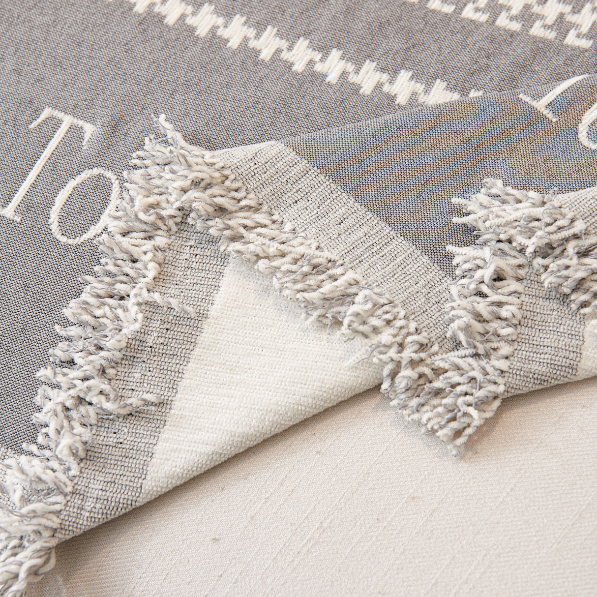 Chenille Houndstooth Couch Cover, Chaise Lounge Blanket Cover, Sectional Couch Scratch Protector